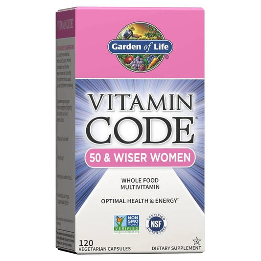 Vitamin Code 50 & Wiser Women - 120 vcaps