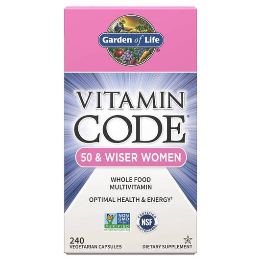 Vitamin Code 50 & Wiser Women - 240 vcaps