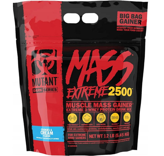 Mutant Mass Extreme 2500, Cookies & Cream - 5450g