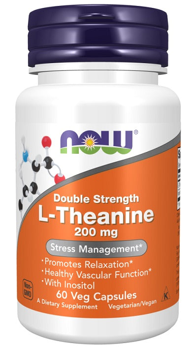 L-Theanine with Inositl, 200mg - 60 vcaps