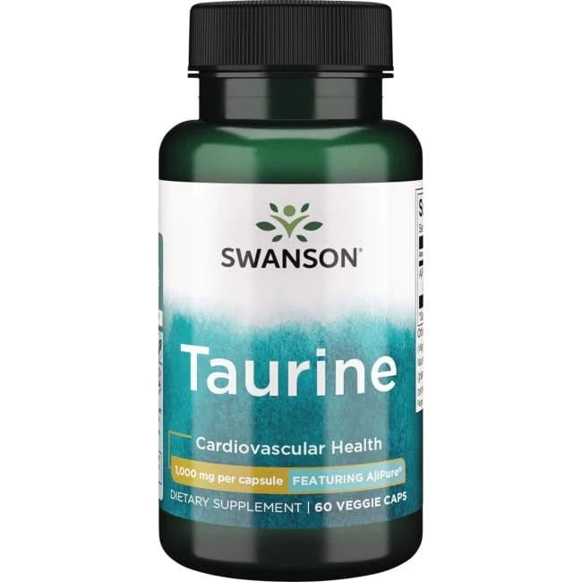 AjiPure Taurine, 1000mg - 60 vcaps
