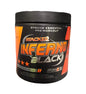 Inferno Black Stacker2 Europe – Complément sportif en poudre saveur orange surmultipliée, 300 g