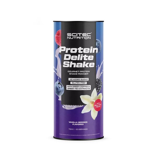 Protein Delite Shake, Vanilla Berries - 700g