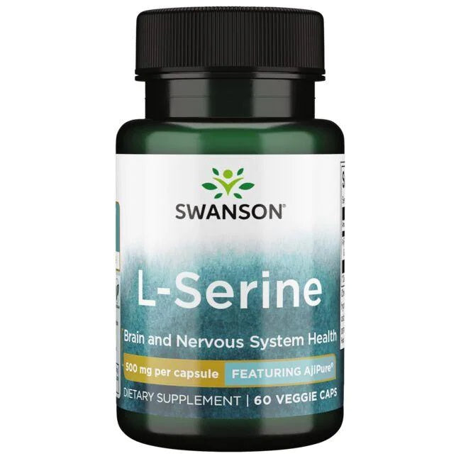 AjiPure L-Serine, 500mg - 60 vcaps