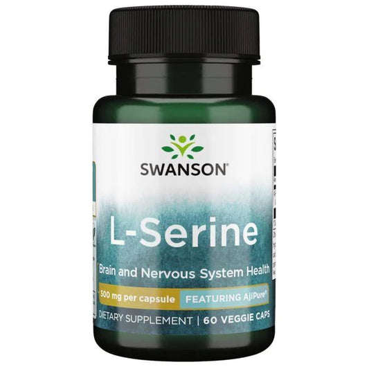 AjiPure L-Serine, 500mg - 60 vcaps