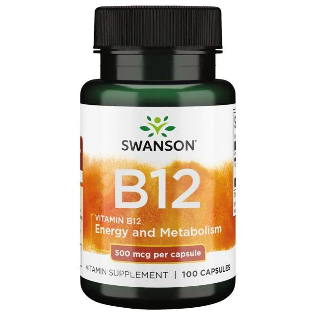 Vitamin B-12, 500mcg - 100 caps