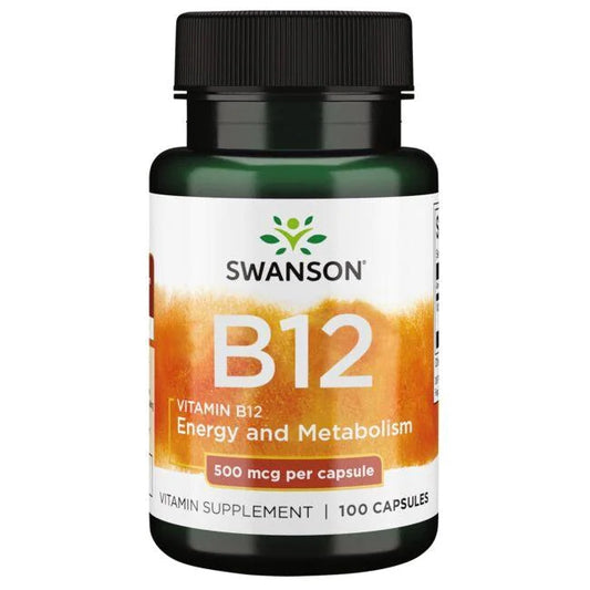 Vitamin B-12, 500mcg - 100 caps