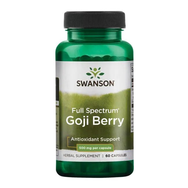 Full Spectrum Goji Berry (Wolfberry), 500mg - 60 caps