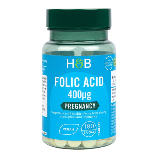 Folic Acid, 400mcg - 180 tablets