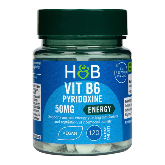 Vitamin B6, 50mg - 120 tabs