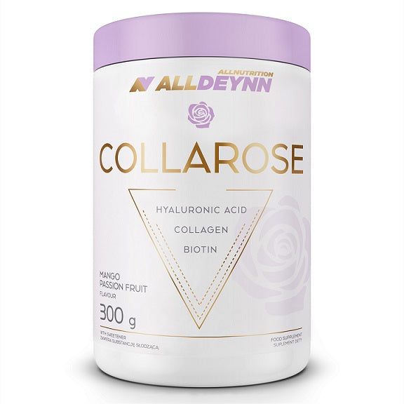 AllDeynn Collarose Allnutrition – Collagène saveur mangue fruit de la passion, 300 g