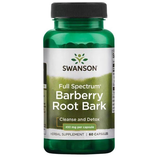 Full Spectrum Barberry Root Bark, 450mg  - 60 caps