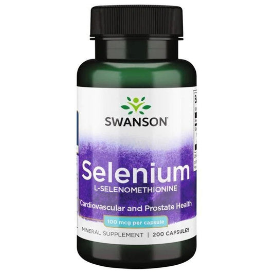 Selenium (L-Selenomethionine), 100mcg - 200 caps