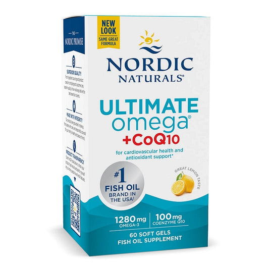 Ultimate Omega + CoQ10, 1280mg - 60 softgels