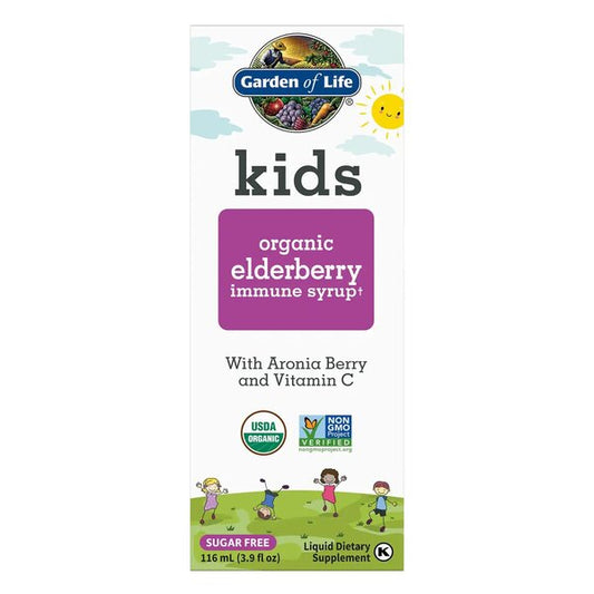 Kids Elderberry Immune Syrup - 116 ml.