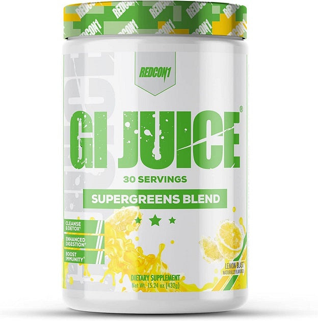 GI Juice Supergreens Blend, Lemon Blast - 432g