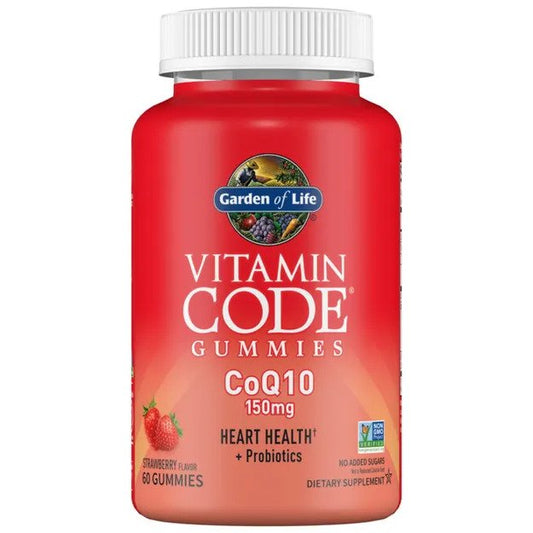 Vitamin Code CoQ10 Gummies, Strawberry - 60 gummies