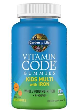 Vitamin Code Kids Multi with Iron Gummies, Orange - 90 gummies