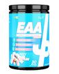 EAA + Hydration Trained by JP – Boisson d'hydratation saveur bonbons pétillants bouteilles bleues, 300 g