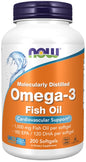Omega-3 Molecularly Distilled - 200 softgels