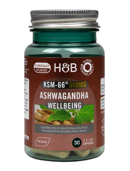 Ashwagandha, 600mg KSM-66 - 30 vcaps