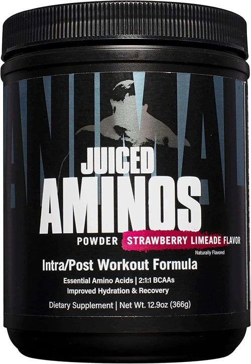 Animal Juiced Aminos, Strawberry Limeade - 366g