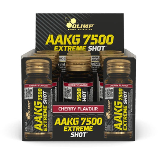 AAKG 7500 Extreme Shot, Cherry - 9 x 25 ml.