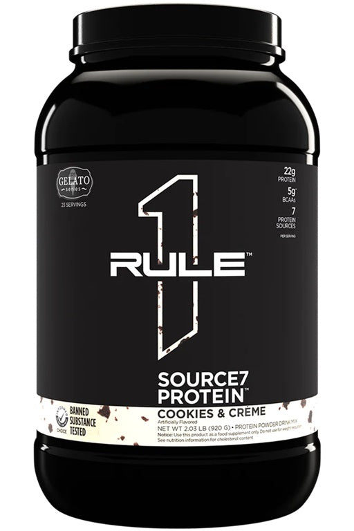 Source7 Protein, Cookies & Creme Gelato - 920g