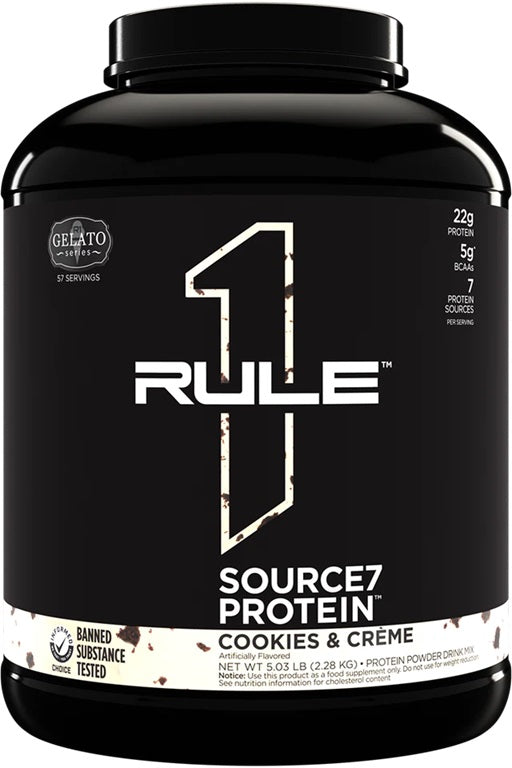 Source7 Protein, Cookies & Creme Gelato - 2280g