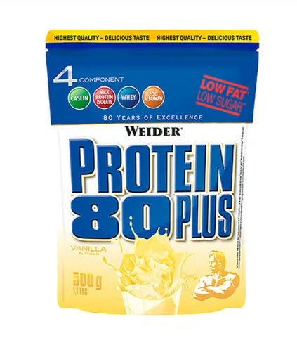 Protein 80 Plus, Vanilla - 500g