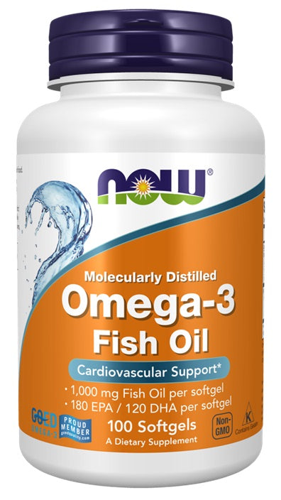 Omega-3 Molecularly Distilled - 100 softgels