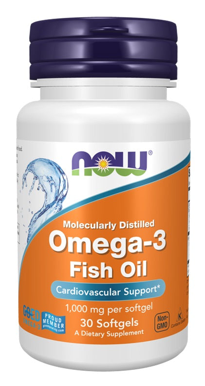 Omega-3 Molecularly Distilled - 30 softgels