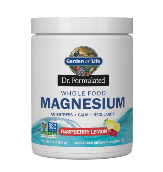 Dr. Formulated Whole Food Magnesium, Raspberry Lemon - 198g