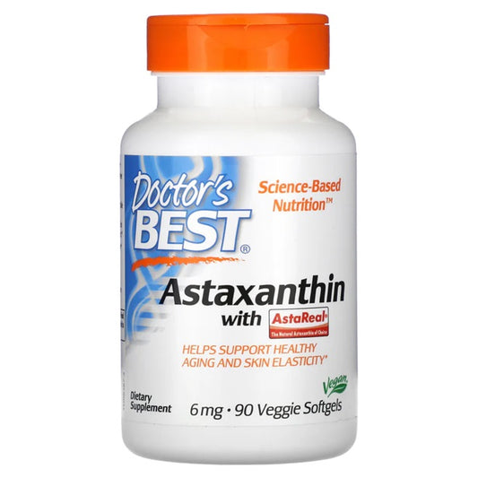 Astaxanthin with AstaPure, 6mg - 90 veggie softgels