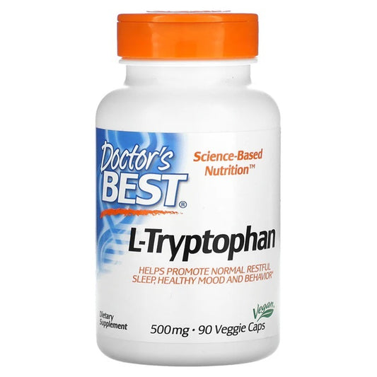 L-Tryptophan with TryptoPure, 500mg - 90 vcaps