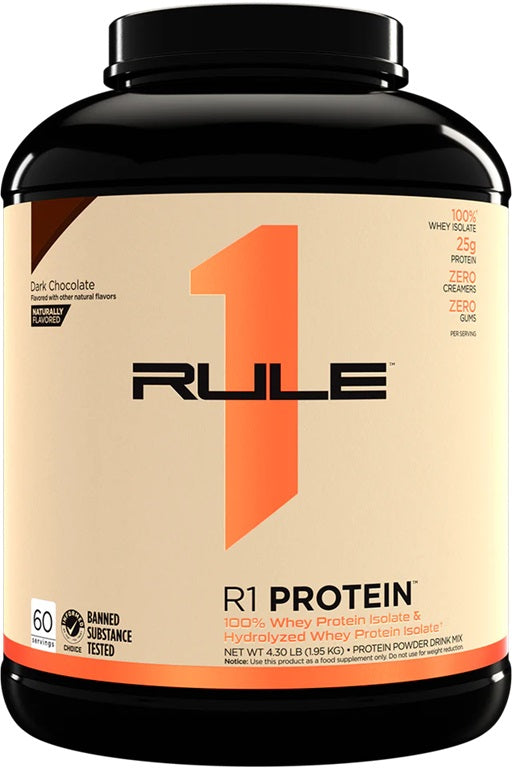 R1 Protein Naturally Flavored, Dark Chocolate - 1950g