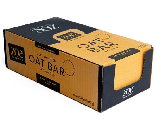 Oat Bar, Double Choco - 18 x 65g