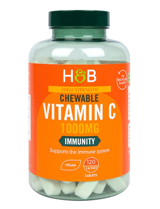 High Strength Chewable Vitamin C, 1000mg - 120 tabs