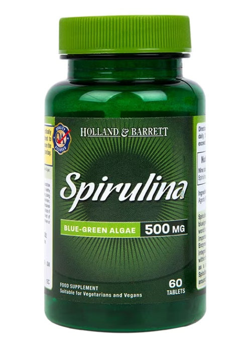 Spirulina, 500mg - 60 tabs