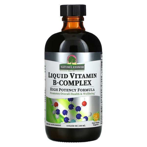 Liquid Vitamin B-Complex, Tangerine - 240 ml.