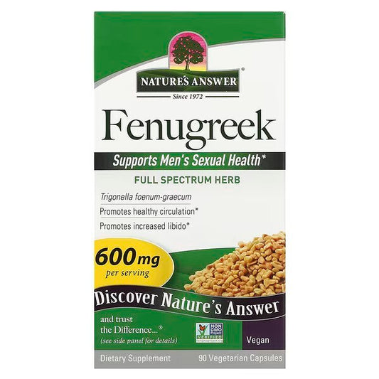 Fenugreek, 600mg - 90 vcaps