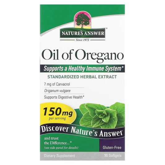 Oil of Oregano, 150mg - 90 softgels