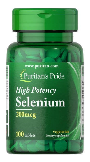 Selenium, 200mcg - 100 tablets
