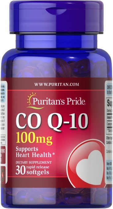 CoQ10, 100mg - 30 softgels