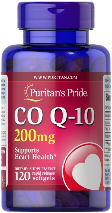 CoQ10, 200mg - 120 softgels