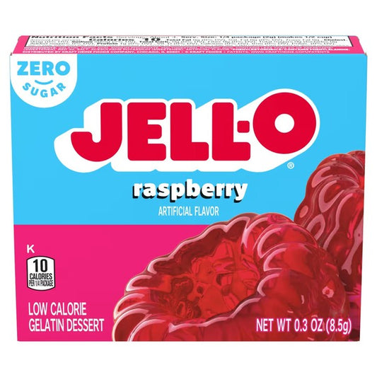 Gelatin Dessert Sugar Free, Raspberry - 8.5g