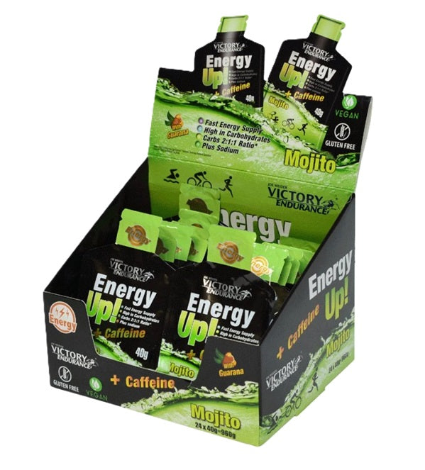 Joe Weider Victory Endurance Energy Up! + Caffeine, Mojito - 24 x 40g