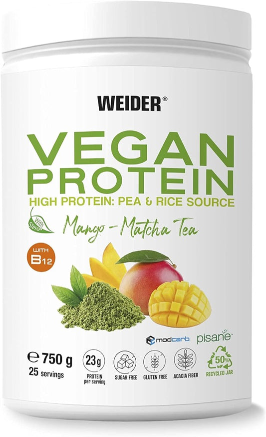 Vegan Protein, Mango & Matcha Tea - 750g