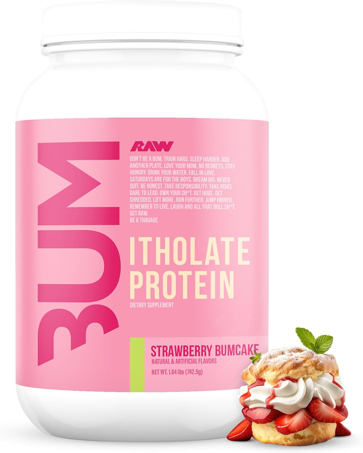 CBUM Itholate Protein, Strawberry Bumcake - 742g