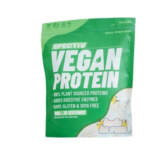 Vegan Protein Bag, Vanilla Ice Cream - 900g